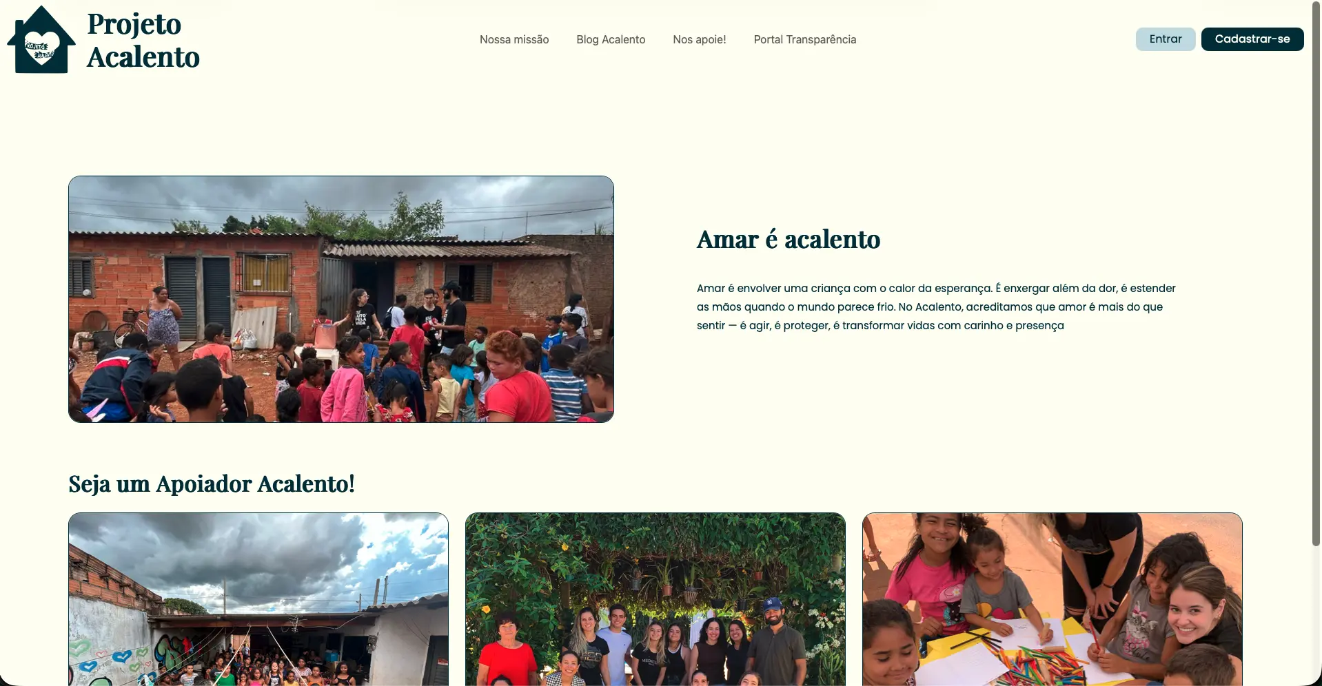 Distribuição de doações